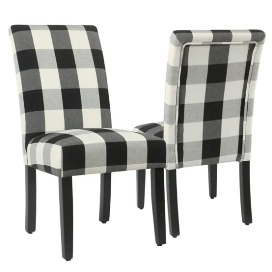 Buffalo Check Dining Chairs, Set Of 2-Kirkland's Home Sale