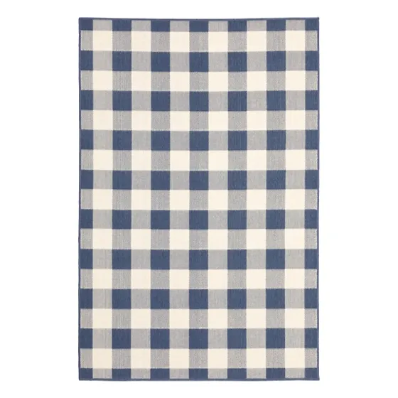 Buffalo Check Outdoor Area Rug, 3X5-Kirkland's Home Store