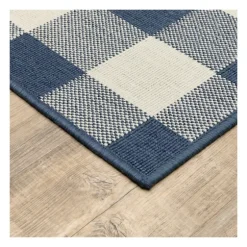 Buffalo Check Outdoor Area Rug, 6X9-Kirkland's Home Best