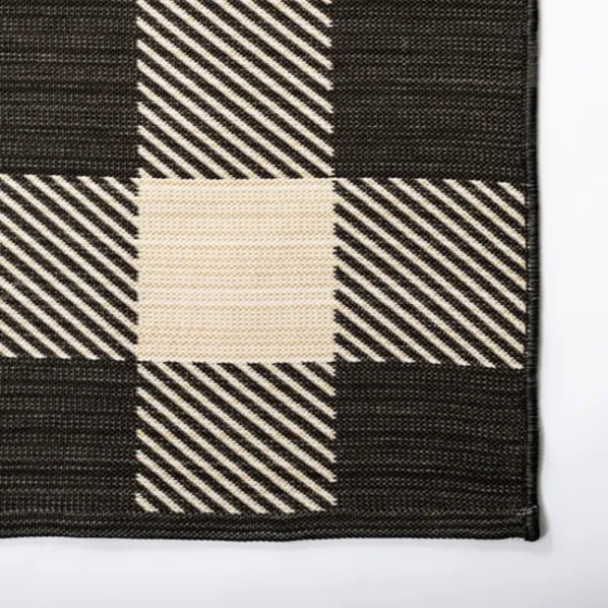 Buffalo Check Reversible Outdoor Area Rug, 5X7-Kirkland's Home New