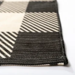 Buffalo Check Reversible Outdoor Area Rug, 5X7-Kirkland's Home New