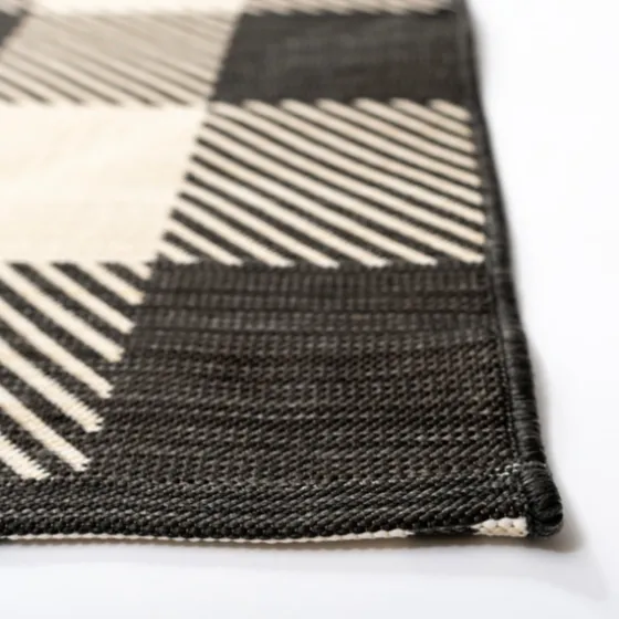 Buffalo Check Reversible Outdoor Area Rug, 5X7-Kirkland's Home New