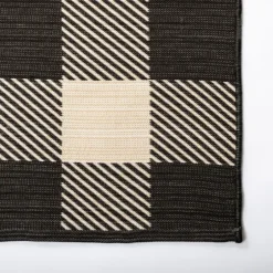 Buffalo Check Reversible Outdoor Area Rug, 6X9-Kirkland's Home Cheap