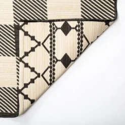 Buffalo Check Reversible Outdoor Area Rug, 6X9-Kirkland's Home Cheap