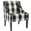 Buffalo Check Swoop Accent Chair-Kirkland's Home Discount