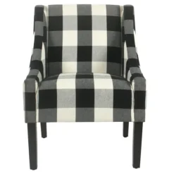 Buffalo Check Swoop Accent Chair-Kirkland's Home Discount