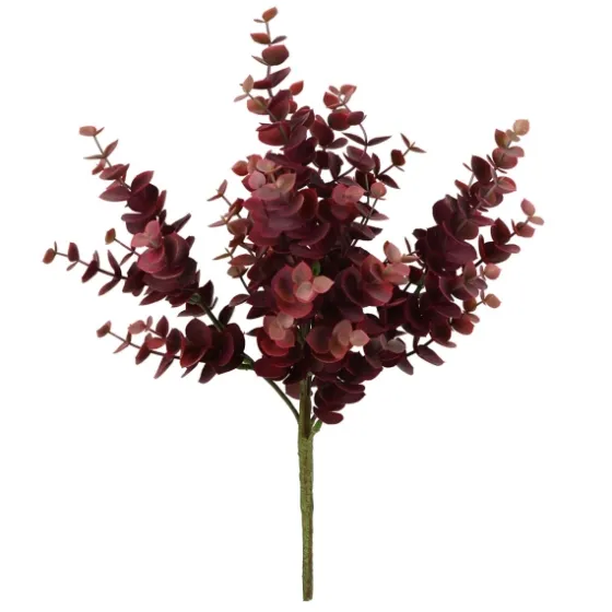 Burgundy Jade Leaf Sprays, Set Of 4-Kirkland's Home Shop