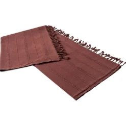 Burgundy Modern Striped Throw-Kirkland's Home Cheap