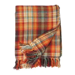 Burnt Harvest Plaid Throw-Kirkland's Home Cheap