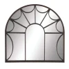 Burnt Iron Metal Curve Overlay Arched Mirror-Kirkland's Home Sale