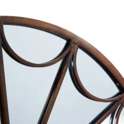 Burnt Iron Metal Curve Overlay Arched Mirror-Kirkland's Home Sale