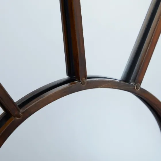Burnt Iron Metal Curve Overlay Arched Mirror-Kirkland's Home Sale