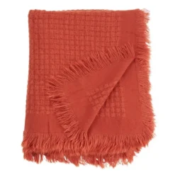 Burnt Waffle Weave Throw Blanket-Kirkland's Home Shop