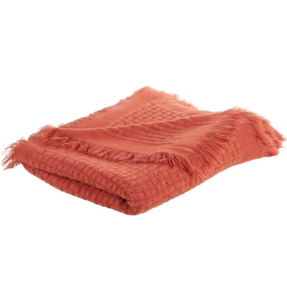 Burnt Waffle Weave Throw Blanket-Kirkland's Home Shop