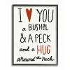 Bushel Peck & Hug Framed Giclee Canvas Art-Kirkland's Home New