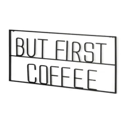 But First Coffee Metal Wall Plaque-Kirkland's Home Sale