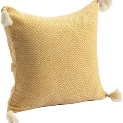 Buttercup Chevron Organic Cotton Throw Pillow-Kirkland's Home Shop