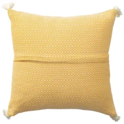 Buttercup Chevron Organic Cotton Throw Pillow-Kirkland's Home Shop