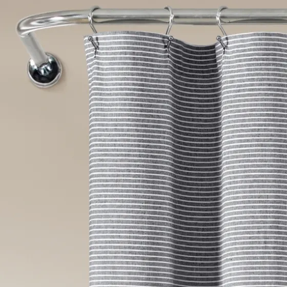 Button And Stripe Shower Curtain-Kirkland's Home Cheap