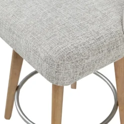 Button Tufted Back Swivel Counter Stool-Kirkland's Home Clearance
