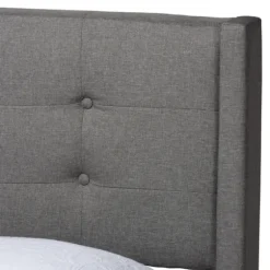Button Tufted Headboard Full Platform Bed-Kirkland's Home Store