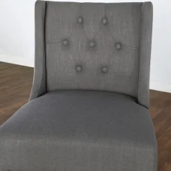 Button Tufted Kia Barstool-Kirkland's Home Store
