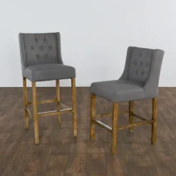 Button Tufted Kia Counter Stool-Kirkland's Home Best Sale