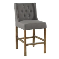 Button Tufted Kia Counter Stool-Kirkland's Home Best Sale