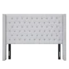 Button Tufted Nailhead Trim Queen Headboard-Kirkland's Home Clearance