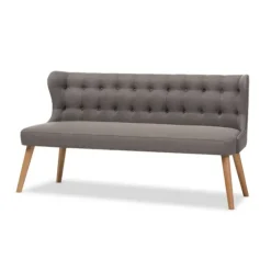 Button Tufted Splayed Settee-Kirkland's Home Best