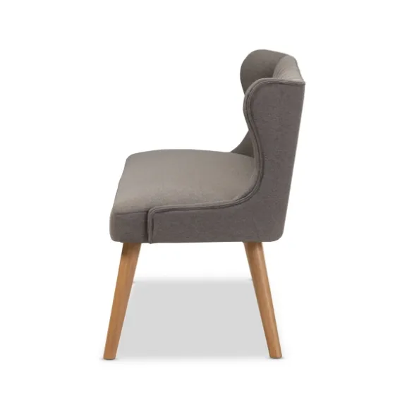 Button Tufted Splayed Settee-Kirkland's Home Best