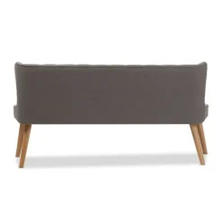 Button Tufted Splayed Settee-Kirkland's Home Best