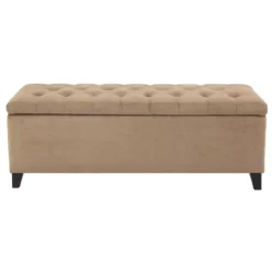 Button Tufted Storage Bench-Kirkland's Home Best