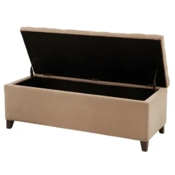 Button Tufted Storage Bench-Kirkland's Home Best