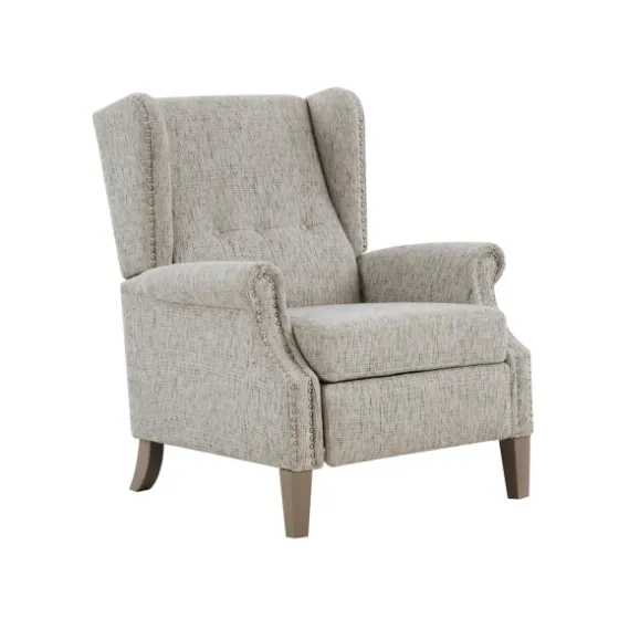 Button Tufted Upholstered Push Back Recliner-Kirkland's Home Flash Sale