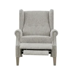 Button Tufted Upholstered Push Back Recliner-Kirkland's Home Flash Sale