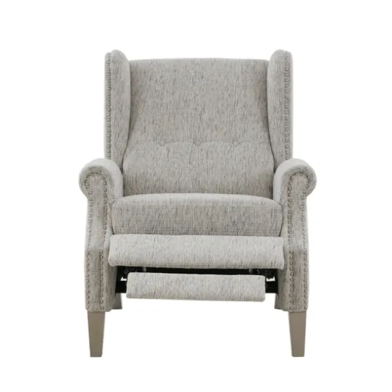 Button Tufted Upholstered Push Back Recliner-Kirkland's Home Flash Sale