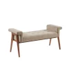 Button Tufted Wood Bench-Kirkland's Home Best