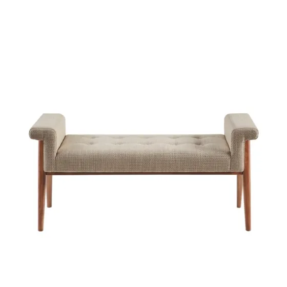 Button Tufted Wood Bench-Kirkland's Home Best