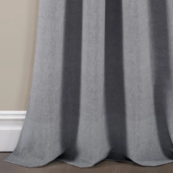 Buttons And Stripes Curtain Panel Set, 84 In.-Kirkland's Home Clearance