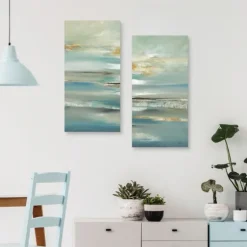 By The Water Iii Canvas Art Prints, Set Of 2-Kirkland's Home Cheap