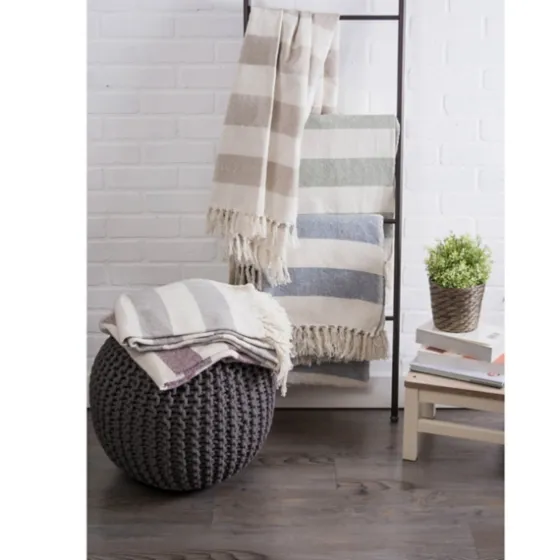 Cabana Stripe Throw-Kirkland's Home Fashion