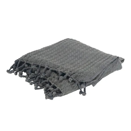 Cable Knit Tassel Throw-Kirkland's Home Cheap