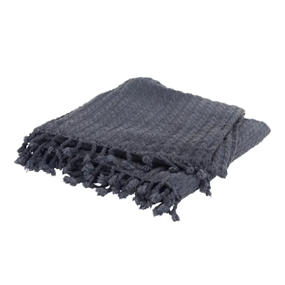 Cable Knit Tassel Throw-Kirkland's Home Fashion