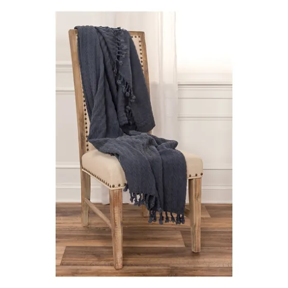 Cable Knit Tassel Throw-Kirkland's Home Fashion