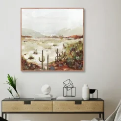 Cactus Canyon Western Framed Canvas Art-Kirkland's Home Discount