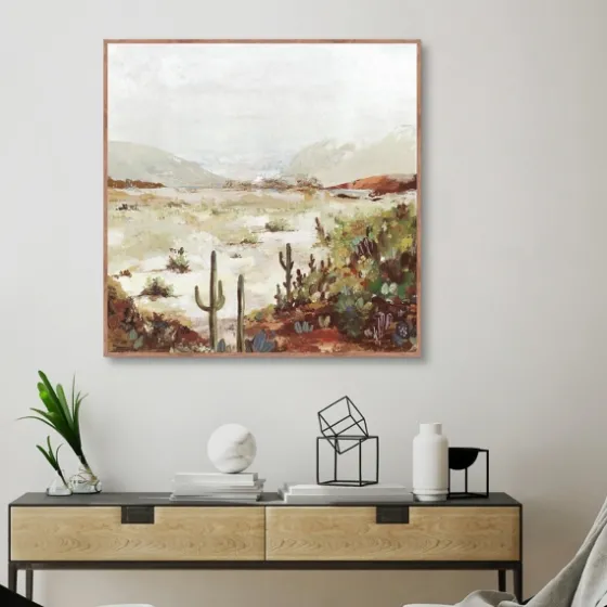 Cactus Canyon Western Framed Canvas Art-Kirkland's Home Discount