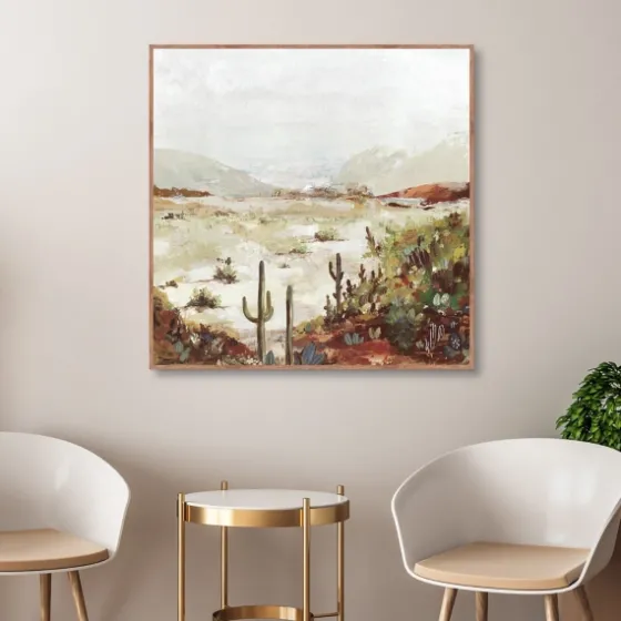 Cactus Canyon Western Framed Canvas Art-Kirkland's Home Discount