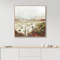 Cactus Canyon Western Framed Canvas Art-Kirkland's Home Discount
