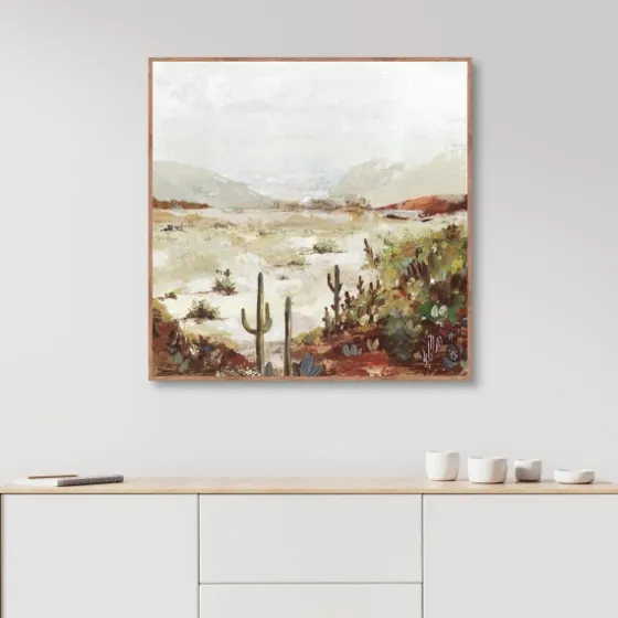 Cactus Canyon Western Framed Canvas Art-Kirkland's Home Discount